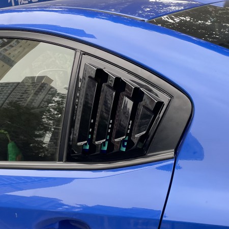 2015 wrx rear on sale window louvers