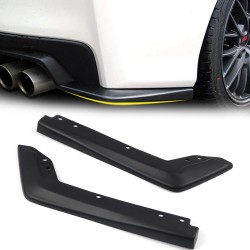 Free Shipping Rear Bumper Lip Spoiler Side Skirt Diffuser Protector 2pcs For Subaru WRX STI 2015-2021