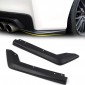  Rear Bumper Lip Spoiler Side Skirt Diffuser Protector 2pcs For Subaru WRX STI 2015-2021