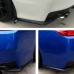  Rear Bumper Lip Spoiler Side Skirt Diffuser Protector 2pcs For Subaru WRX STI 2015-2021