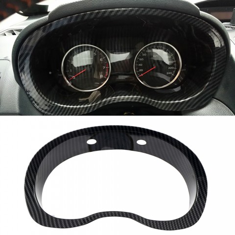 Free Shipping ABS Carbon Style Dashboard Meter Cover Trim 1pcs For Subaru WRX STI 2015-2021
