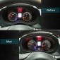  ABS Carbon Style Dashboard Meter Cover Trim 1pcs For Subaru WRX STI 2015-2021