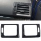  ABS Carbon Style Dashboard Console Side A/C Air Vent Cover Trim 2pcs For Subaru WRX STi 2015-2021