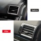  ABS Carbon Style Dashboard Console Side A/C Air Vent Cover Trim 2pcs For Subaru WRX STi 2015-2021