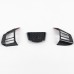  ABS Carbon Style Interior Steering Wheel Cover Trim 3pcs For Subaru WRX STi 2016-2019(NOT Fit Turbo CVT)