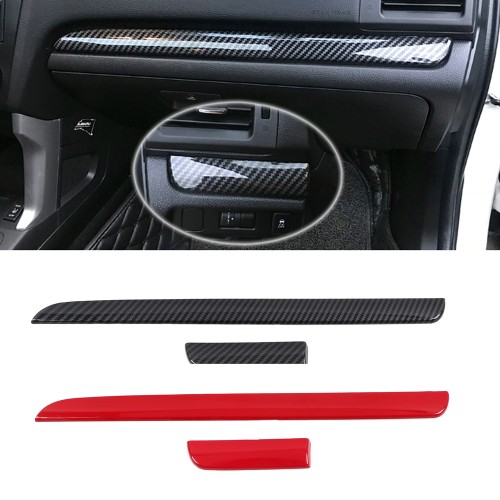  ABS Dashboard Center Console Stripe Trim For Subaru WRX STI 2015-2021