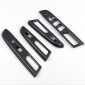  ABS Carbon Style Interior Window Switch Regular Cover Trim 4pcs For Subaru WRX STi 2015-2021