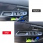  ABS Carbon Style Interior Window Switch Regular Cover Trim 4pcs For Subaru WRX STi 2015-2021