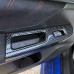 Free Shipping ABS Carbon Style Interior Window Switch Regular Cover Trim 4pcs For Subaru WRX STi 2015-2021