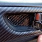  ABS Carbon Style Inner Handle Bowl Frame Trim For Subaru WRX STI 2015-2021