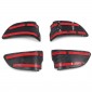  ABS Carbon Style Inner Handle Bowl Frame Trim For Subaru WRX STI 2015-2021