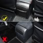  ABS Carbon Style Center Console Armrest Air Vent Cover Trim Kit ABS 2pcs for Subaru WRX STI 2015 2016 2017 (Not Fit 2018 Model)