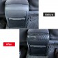  ABS Carbon Style Center Console Armrest Air Vent Cover Trim Kit ABS 2pcs for Subaru WRX STI 2015 2016 2017 (Not Fit 2018 Model)