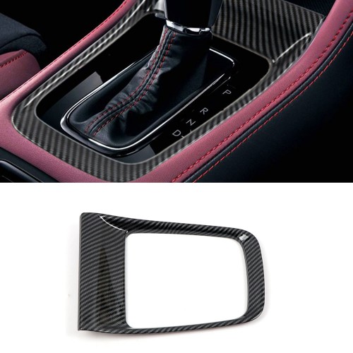  ABS Carbon Style Interior Gear Shift Box Panel Cover Trim For Subaru WRX / WRX STI AT 2015-2021