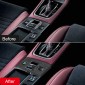  ABS Carbon Style Gear Shift Button Panel For Subaru WRX / WRX STI AT 2015-2021