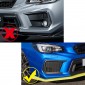  LED Driving Front Fog Light DRL Daytime Running Lights Lamp Kits Replacements For Subaru WRX STI 2018-2021 (Only Fit STI Version)