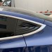  Rear Triangle Window Cover Trim 2pcs For Tesla Model 3 2018-2022