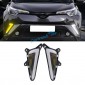  2Pcs Fog Light Daytime Running Light DRL LED Day Light For Toyota C-HR CHR 2016-2019