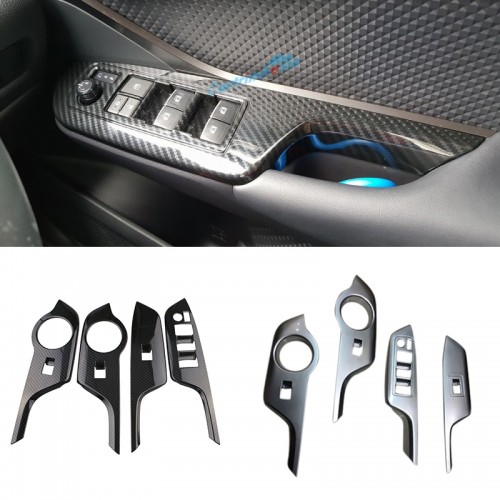  ABS Interior Door Cover Armrest Trim 4pcs For Toyota C-HR CHR 2016-2021