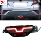  1PC Plastic Exterior Rear Brake Light LED Light Trim For Toyota C-HR CHR 2016 2017 2018 2019 accessories