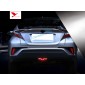  1PC Plastic Exterior Rear Brake Light LED Light Trim For Toyota C-HR CHR 2016 2017 2018 2019 accessories