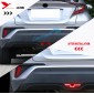  1PC Plastic Exterior Rear Brake Light LED Light Trim For Toyota C-HR CHR 2016 2017 2018 2019 accessories