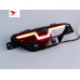 Free shipping 1PC Plastic Exterior Rear Brake Light LED Light Trim For Toyota C-HR CHR 2016 2017 2018 2019 accessories