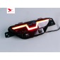  1PC Plastic Exterior Rear Brake Light LED Light Trim For Toyota C-HR CHR 2016 2017 2018 2019 accessories