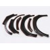 Free Shipping High Quality Glossy / Matte Unpainted Black Fender Flares Wheel Arch 6pcs For Toyota C-HR CHR 2016-2021