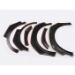  High Quality Glossy / Matte Unpainted Black Fender Flares Wheel Arch 6pcs For Toyota C-HR CHR 2016-2021