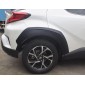  High Quality Glossy / Matte Unpainted Black Fender Flares Wheel Arch 6pcs For Toyota C-HR CHR 2016-2021