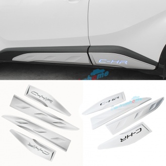 15 set ABS Side Door Body Molding Cover Trim 4pcs For Toyota C-HR CHR 2016-2023