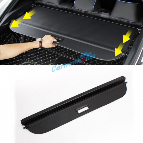 Black Rear Trunk Cargo Cover Security Shield 1Set For Toyota C-HR CHR 2016-2021