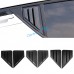 Free Shipping 2pcs Black Rear Triangle Window Cover For Toyota C-HR CHR 2016-2021