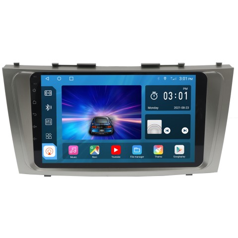 Free Shipping Android 10 T10 4+64G / 6+128G Car Multimedia Stereo Radio Audio GPS Navigation Sat Nav Head Unit For Toyota Camry 2007-2011