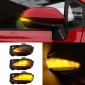 LED Side Mirror Sequential Dynamic Turn Signal Light For Toyota Corolla 2019-2021