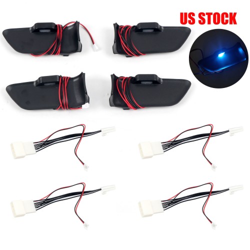  Interior Door Handle Bowl LED Blue Lights For Toyota Corolla 2019-2024 Corolla CROSS 2020-2024