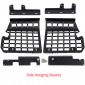  Black Style Side Hanging Boards / Middle Shelf Kit For TOYOTA Prado 120 2003-2009