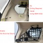  Black Style Storage molle panel shelf Middle Shelf Kit For TOYOTA Land Cruiser Prado J150 LC150 2010-2022 / GXL (GX460)