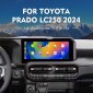 12.3‘’ 12+256G Car Multimedia Stereo Radio Audio GPS Navigation Sat Nav Head Unit For Toyota Land Cruiser Prado J250 LC250 2024 2025