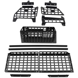 Free Shipping Black Style Side Hanging Boards / Middle Shelf Kit For Toyota FJ Cruiser 2006-2018
