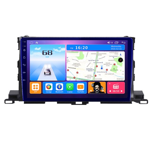  9"  Android 11.0 Car Multimedia Stereo Radio Audio GPS Navigation Sat Nav Head Unit for Toyota Highlander 2015-2019