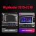  9"  Android 11.0 Car Multimedia Stereo Radio Audio GPS Navigation Sat Nav Head Unit for Toyota Highlander 2015-2018