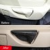 Free Shipping Interior ABS Wood Grain Rear Seat Adjustment Button Cover For Toyota Highlander 2020-2022