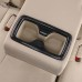 Free Shipping Interior ABS Wood Grain Rear Water Cup Holder Decoration Cover Trim For Toyota Highlander 2020-2022