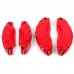  Red Style Front & Rear Brake Disc Caliper Covers 4pcs For Toyota Highlander 2020 2021 2022 2023(Suitable for 18&19 inches)