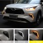  Fog Light Daytime Running Light DRL LED Day Light 2Pcs For Toyota Highlander 2020 2021 2022 2023 2024