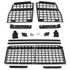  Black Style Side Hanging Boards / Middle Shelf Kit For Toyota Land Cruiser 2007-2021