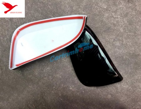 YUZHONGTIAN Car Side Door Mirror Cover Cap Decor Trim ABS Glossy Chrome 2PCS for Toyota 4Runner 2014-2019 