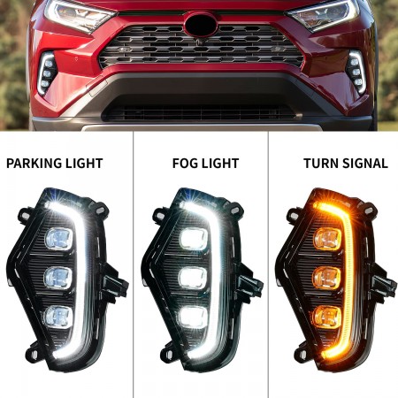 Fog Light Daytime Running Light DRL LED Day Light 2Pcs For Toyota